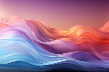 Leinwandbilder - A clean, modern digital background with a soft pastel palette