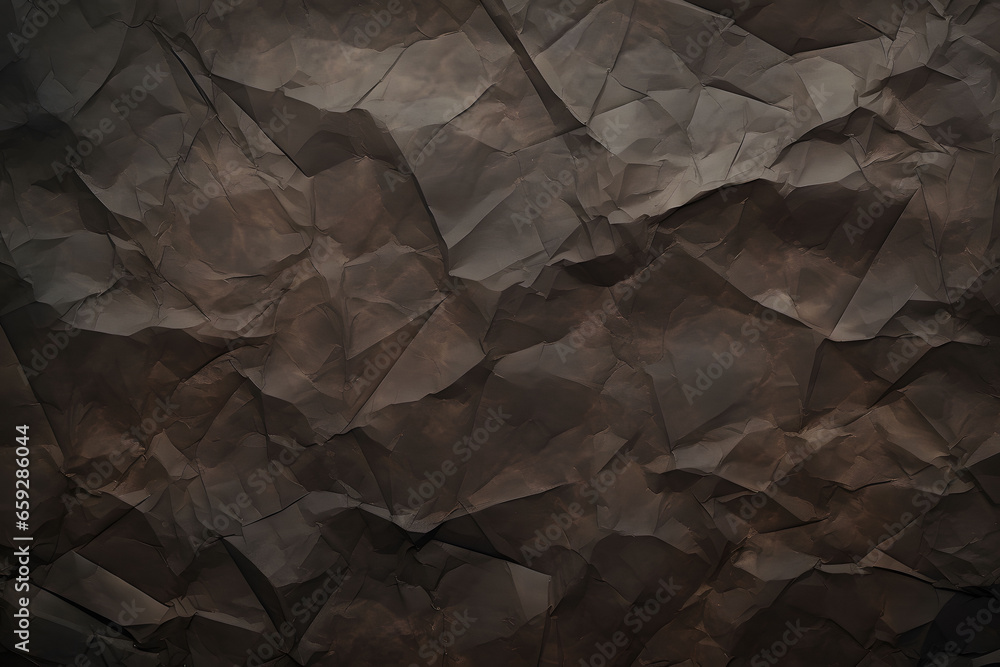 Vintage Grunge Crumpled Dark Paper Texture Background Stock ...