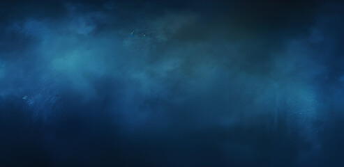 Wall Mural - Very Dark Blue, Midnight Blue and Black Colored Vintage Abstract Painted Background With Space for Text or Image. Can Be Used as Header or Banner.