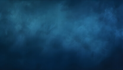 Wall Mural - Very Dark Blue, Midnight Blue and Black Colored Vintage Abstract Painted Background With Space for Text or Image. Can Be Used as Header or Banner.