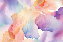 Soft Color Floral Background	