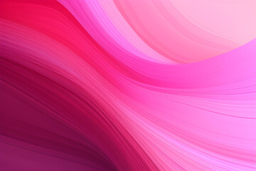 Wall Mural - Curved Motion Speed Lines Background or Backdrop With Deep Pink, Medium Violet Red and Dark Moderate Pink Colors. Dreamy Digital Abstract Art.