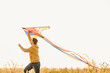 © Westend61 - Playful man flying kite under sky