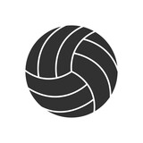 Volleyball icon isolated on transparent background.