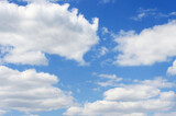 Fototapeta Na sufit - White clouds in blue sky