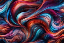 Vibrant Swirling Colors Blending Seamlessly In An Ethereal Dance, Forming A Captivating Abstract Background.