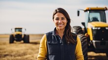Female Farmer Smiling