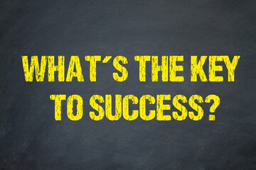 Poster - What´s the key to success?	