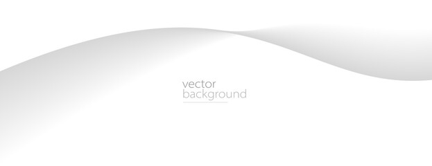 Smooth flow of wavy shape with gradient vector abstract background, light grey design curve line energy motion, relaxing image or technology.