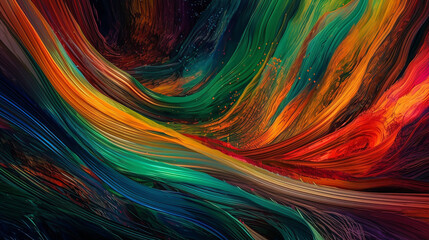 Wall Mural - Beautiful Colorful Abstract Graphic Background | AI Generate