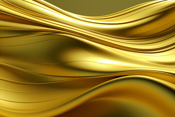 Wall Mural - background gold metal plate Generative AI