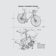 Free Vector Bicycle And Lettering Design.