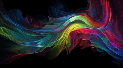 Wall Mural - Abstract Graphic Colors Background | AI Generate