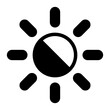 brightness glyph icon