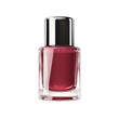 Bottle of nailpolish isolated on transparent and white background. Png transparent
