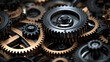 metallic gears and auto parts