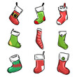 christmas socks set, christmas stocking