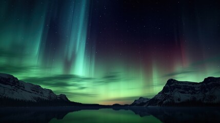 a magnificent sky adorned with the aurora borealis and a blanket of stars captures the green norther