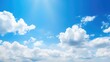 Beautiful blue sky clouds for background Panorama of sky. 