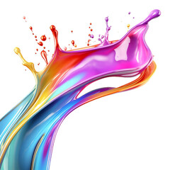 colorful splash