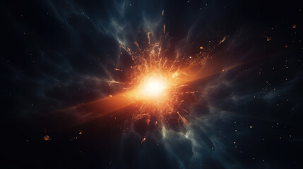 Wall Mural - background with stars