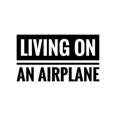 Sticker - ''Airplane'' Concept Quote Illustration