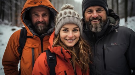 A group of friends enjoying a post-Christmas hike , Background Image,Desktop Wallpaper Backgrounds, HD