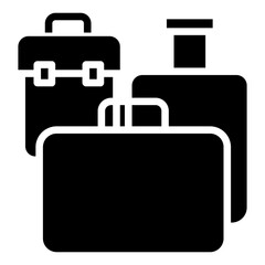 Poster - Solid Luggage icon