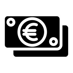 Wall Mural - Solid Euro Notes icon