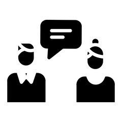 Poster - Solid Conversation icon