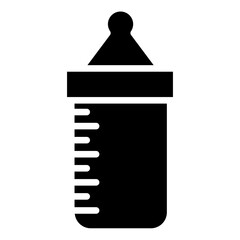 Poster - Solid Milk bottle icon