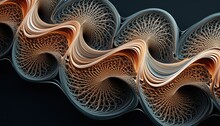Photo Of A Digitally Created Spiral Design