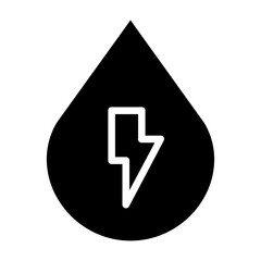 Poster - Solid  Water Energy icon