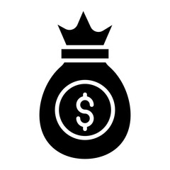 Sticker - Solid Dollar Bag icon