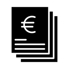 Wall Mural - Solid Euro file icon