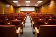 © Alfazet Chronicles - empty lecture hall with rows of chairs