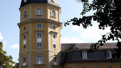 Canvas Print - the historic castle of karlsruhe germany video