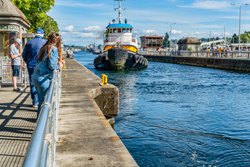 Sticker - Ballard Locks Tugboat