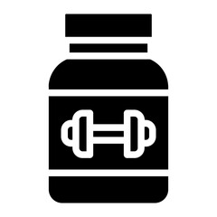 Sticker - Solid Gym Protein icon