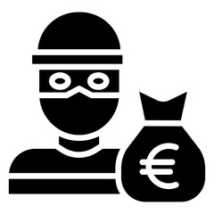 Poster - Solid Euro Robber icon