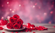 Valentine's Day love with roses