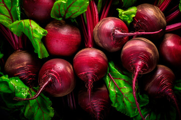 beetroots close up background