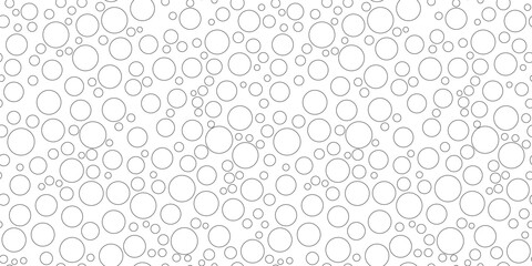 Bubbles soda seamless pattern. white color soap texture.