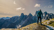 © Igor - Amidst the rugged grandeur of the mountains, a lone adventurer embarks on a journey of discovery.