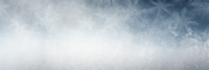 Fototapete -  Panoramic winter  snow white blue gradient background 