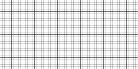 Aufkleber - A sheet of graph paper with a grid. Gray lined blank for drawing, studying, technical design or scale measurements.