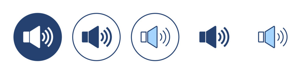 Speaker icon vector. volume sign and symbol. loudspeaker icon. sound symbol