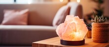 Pink Salt Lamp For A Peaceful And Healthy Home Ambiance