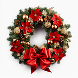 Fototapeta Na drzwi - christmas wreath