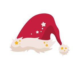 Poster - christmas santa hat